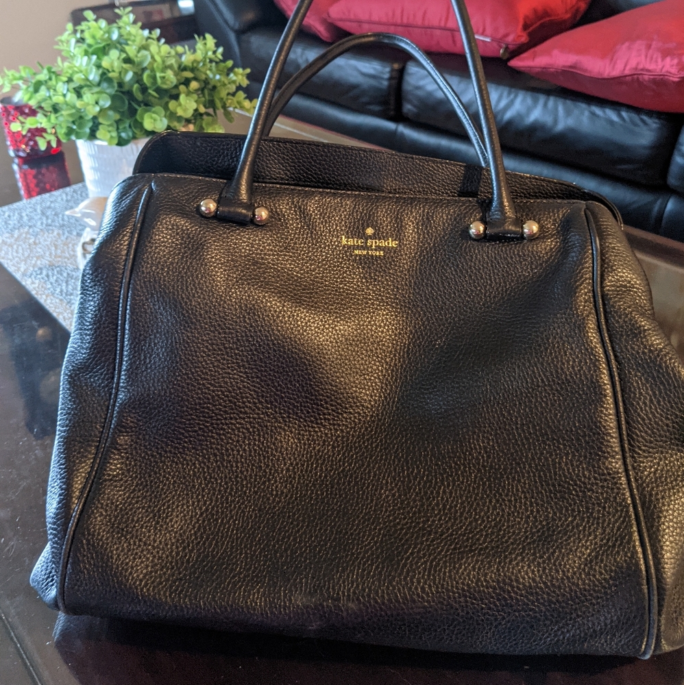 Kate Spade black leather purse